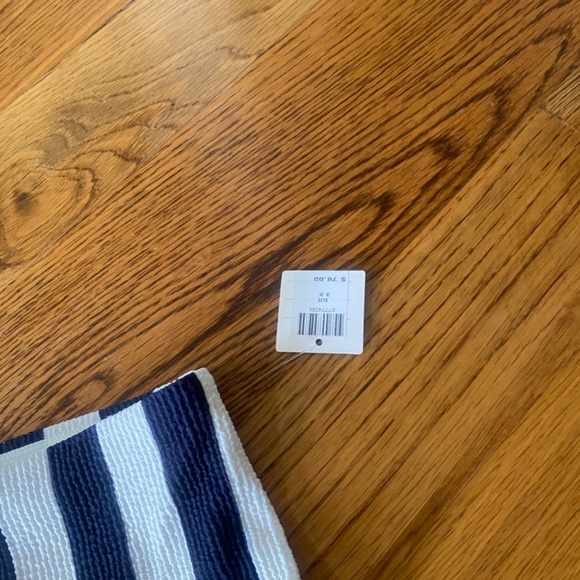 NWT Anthropologie Nautical Striped High Rise Bikini Bottom 3XL - Picture 8 of 11